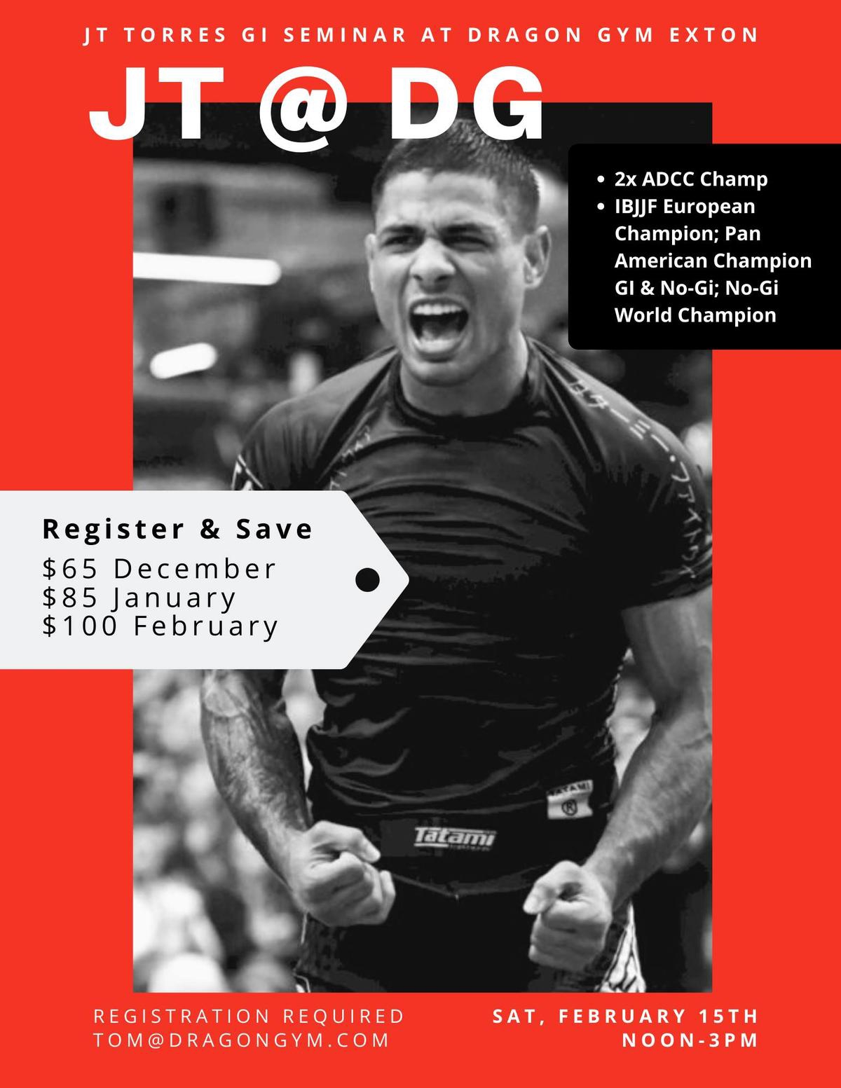 JT Torres Brazilian Jiu Jitsu Seminar